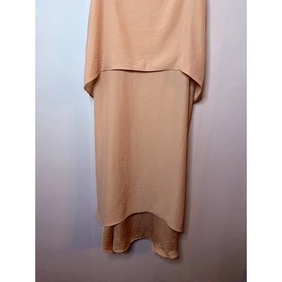 Banana Republic Spaghetti Strap‎ Loose Fit Slip Dress 2 Light Pink Homecoming - Picture 3 of 10